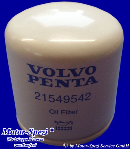 Volvo Penta Ölfilter für TAMD 63, 71, 72, 73 und 74, original 21549542 ersetzt 3827069